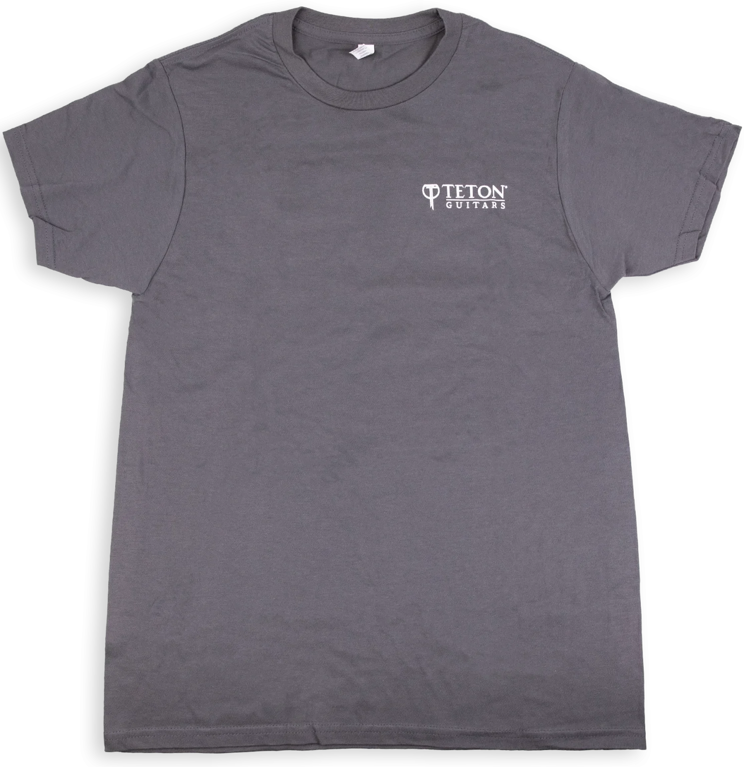 Teton Guitars 3-Headstocks T-Shirt - Gun Metal Gray