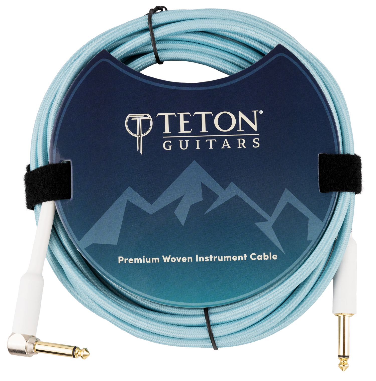 Teton Teal 20ft Guitar Cable TTGC20R image 0