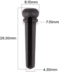 Teton Ebony Bridge Pin TBP005 image 1