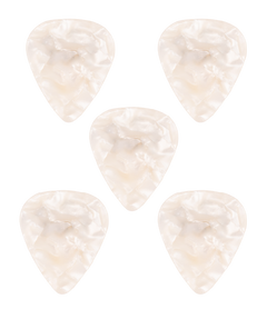 Teton White Pearl Light Guitar Picks TPWP-L image 1