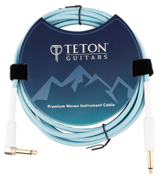Teton Teal 10ft Guitar Cable TTGC10R image 0