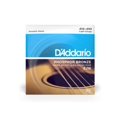 D'Addario Light Phosphor Bronze Strings EJ16 image 0