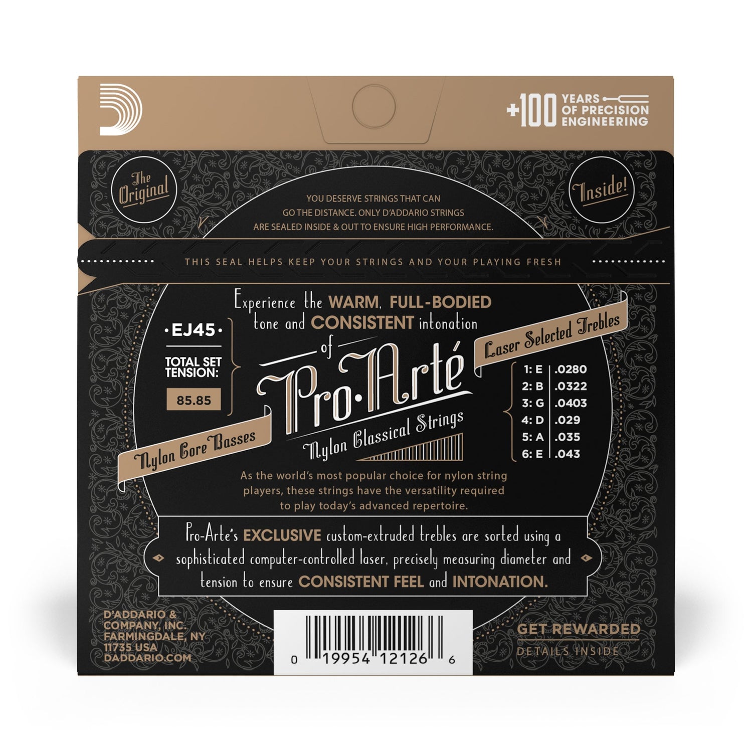 D'Addario EJ45 Normal Tension Classical String Set image 1