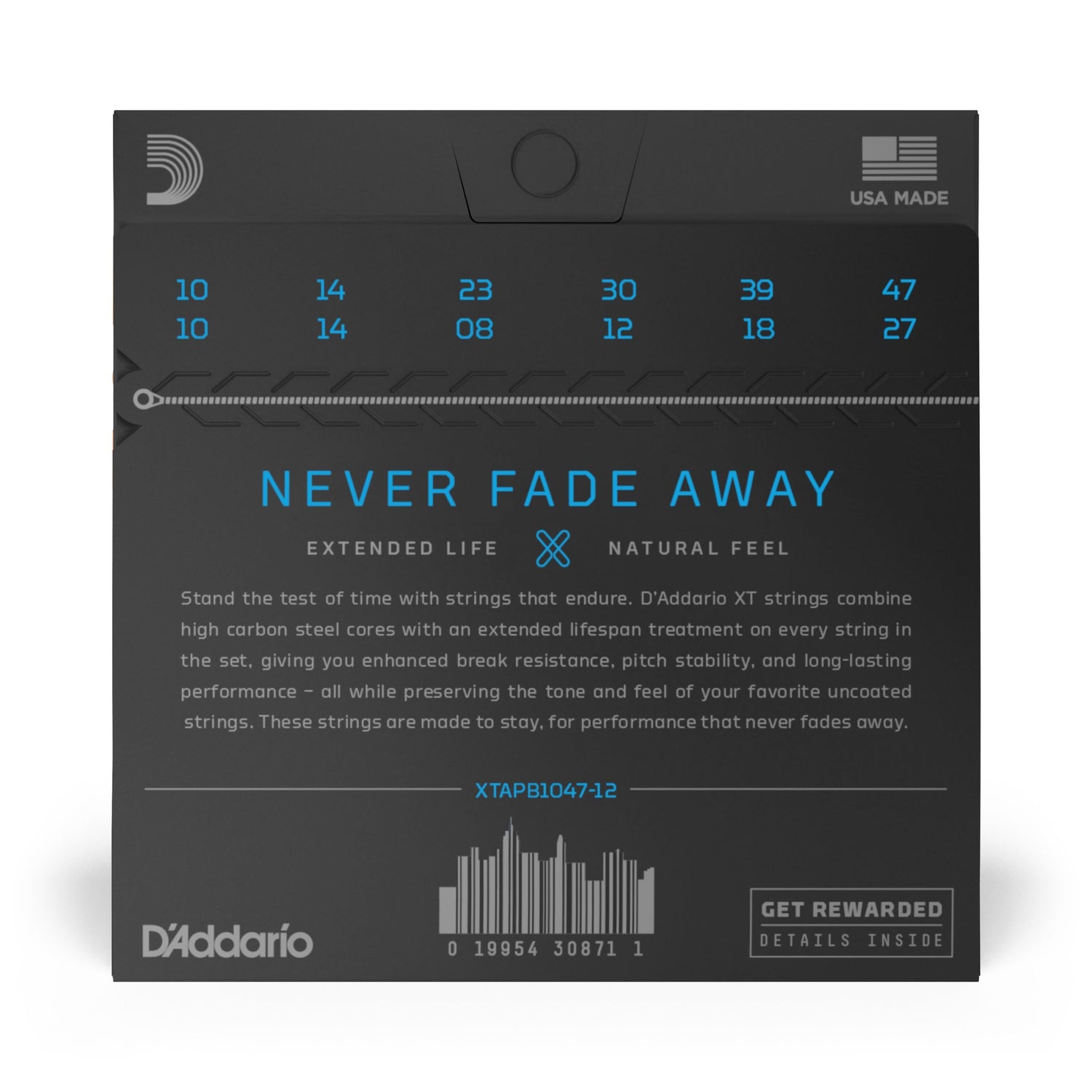 D'Addario XTAPB1047-12 String Set image 1