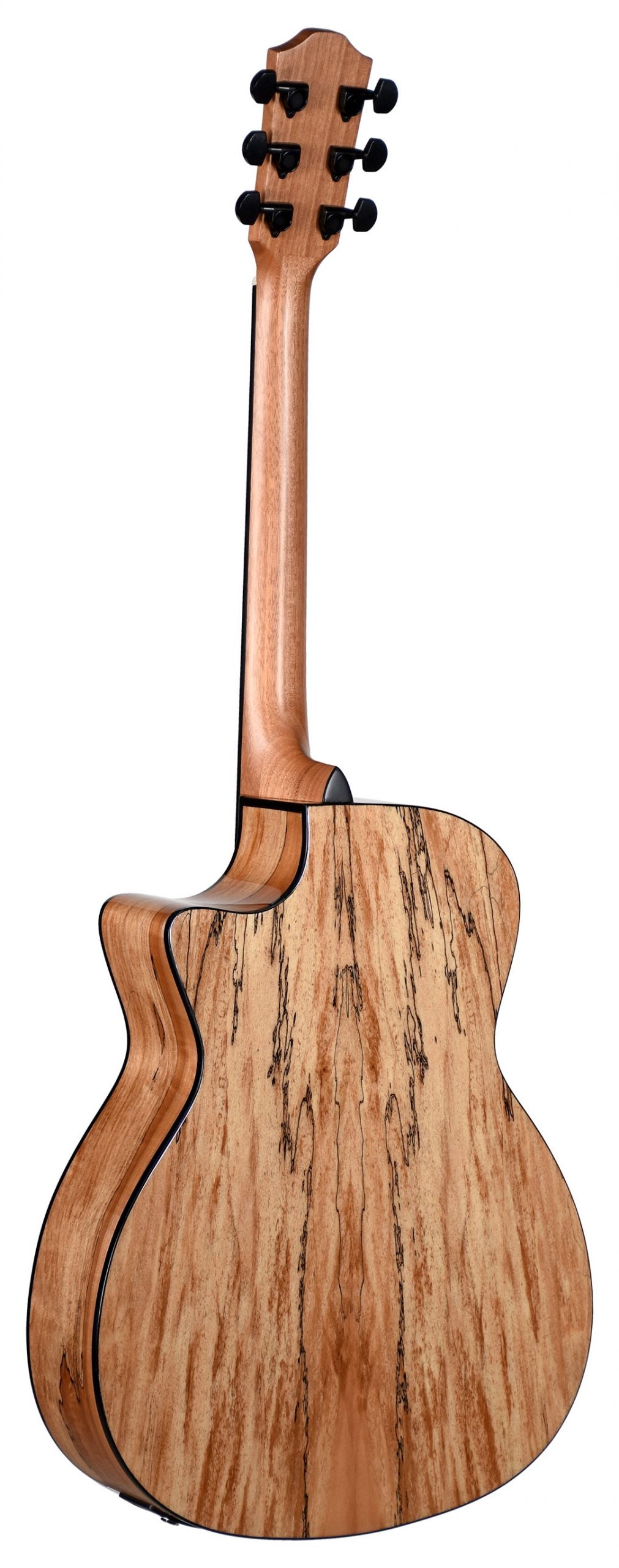 Teton STA130SMCENT Auditorium Acoustic Guitar - Spalted Maple Back