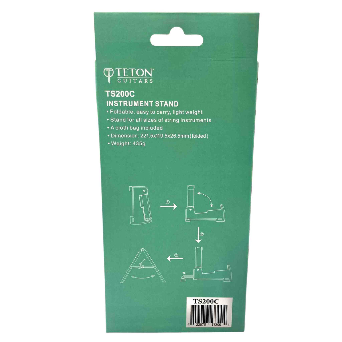 Teton Compact Guitar Stand TS200C